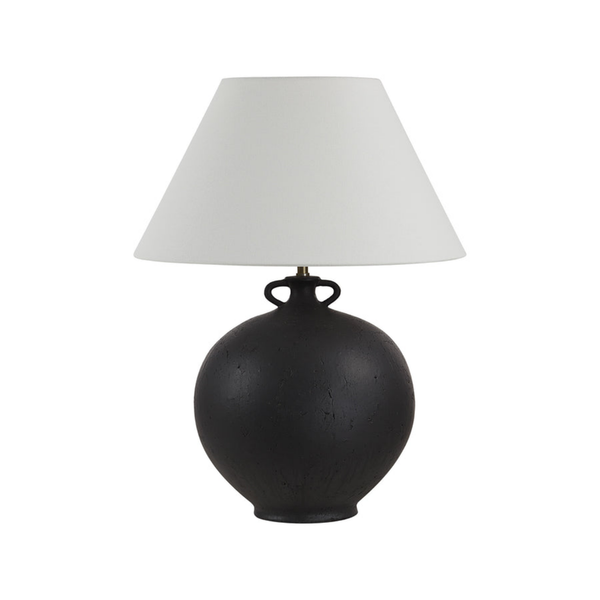 Jive Ceramic Table Lamp- Matte Black