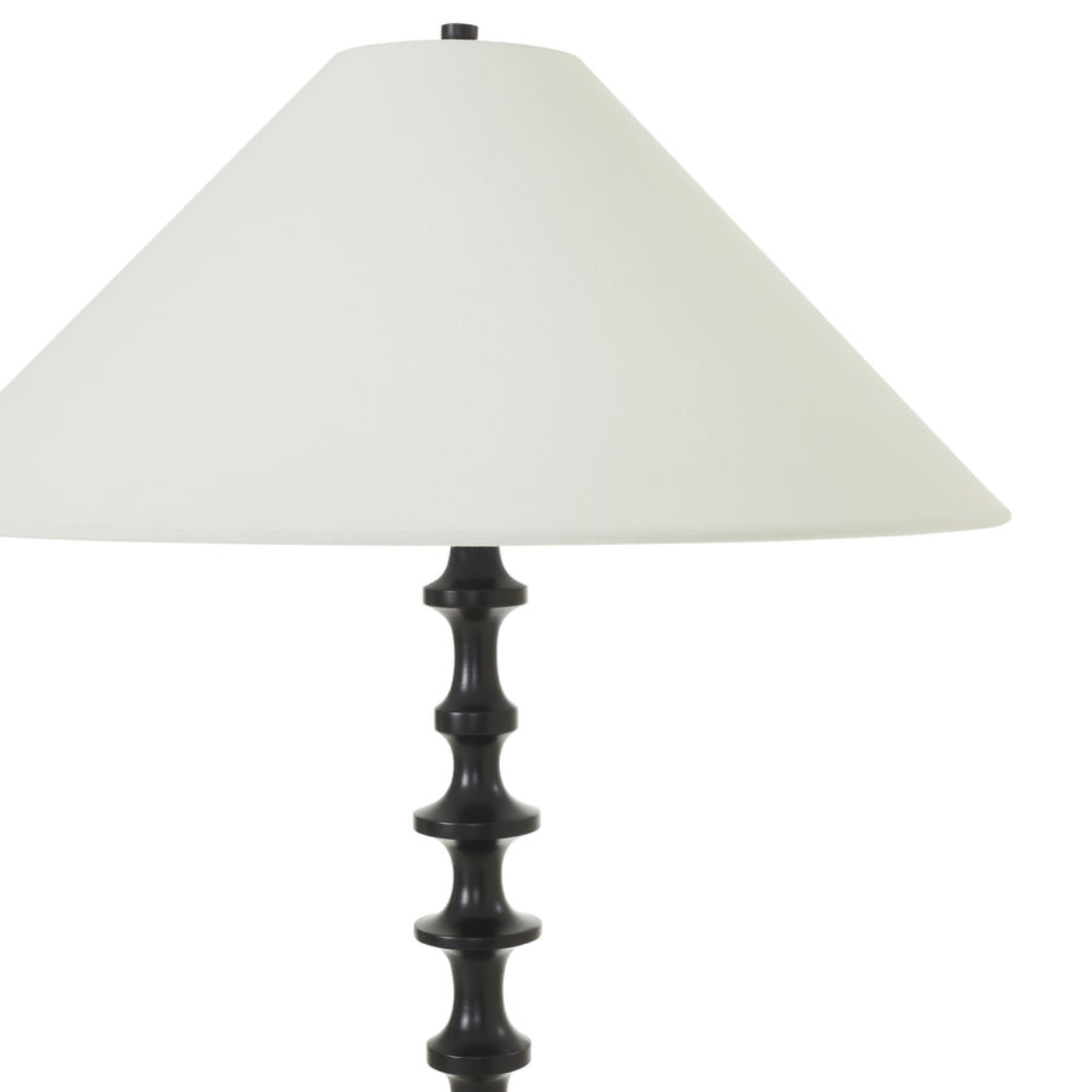 Spire Cast Aluminum Floor Lamp- Matte Black