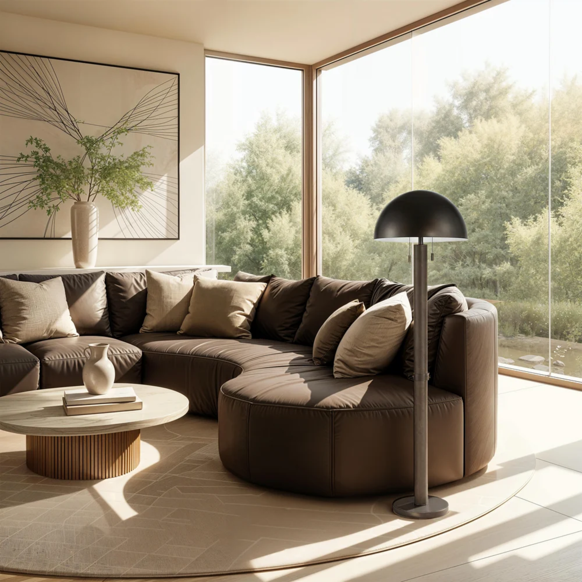 Vesper Dark Bronze Floor Lamp