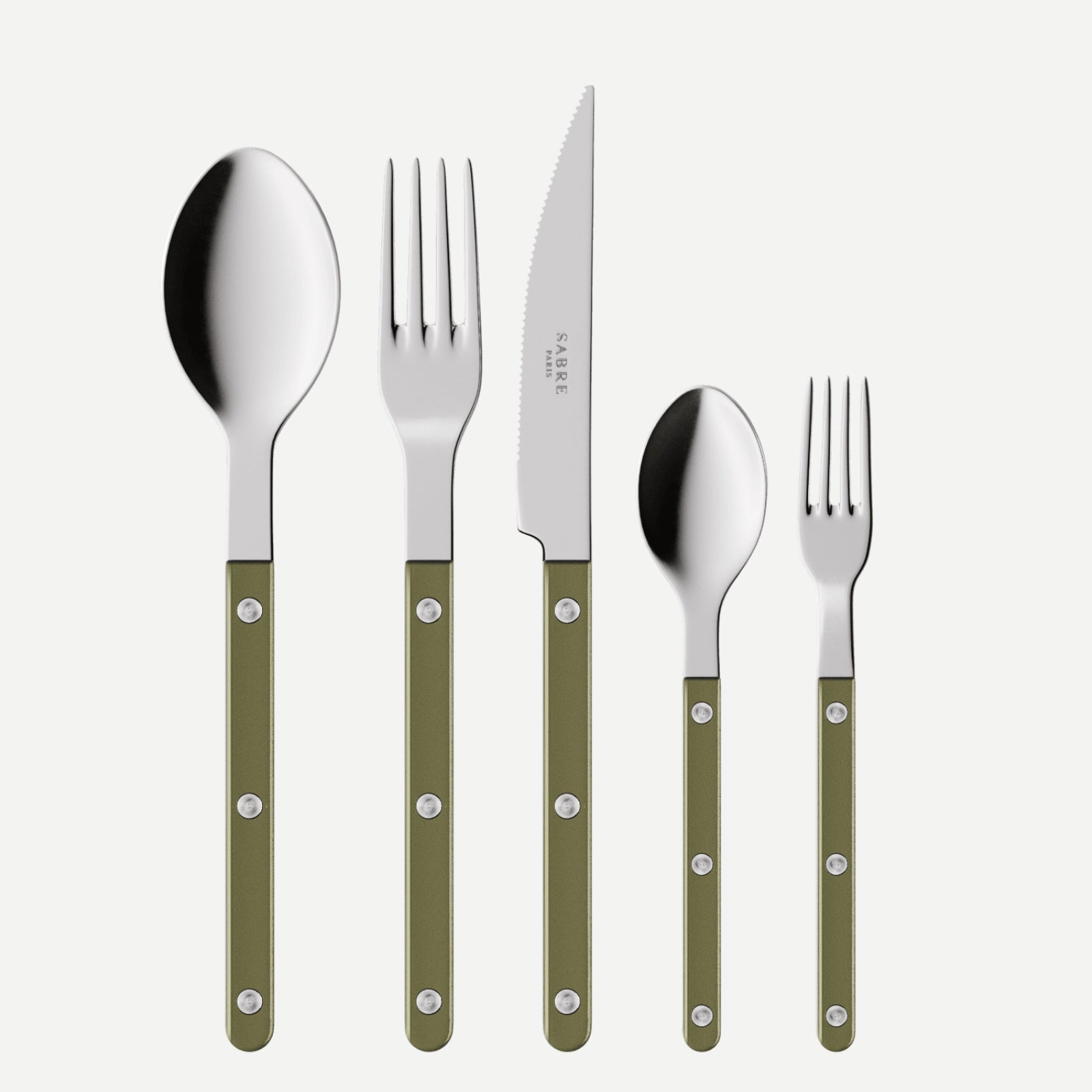 Sabre Bistro Olive Cutlery (Set of 5)