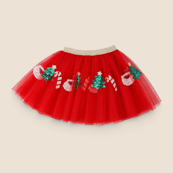 Holiday Red Kids Twirly Tutu