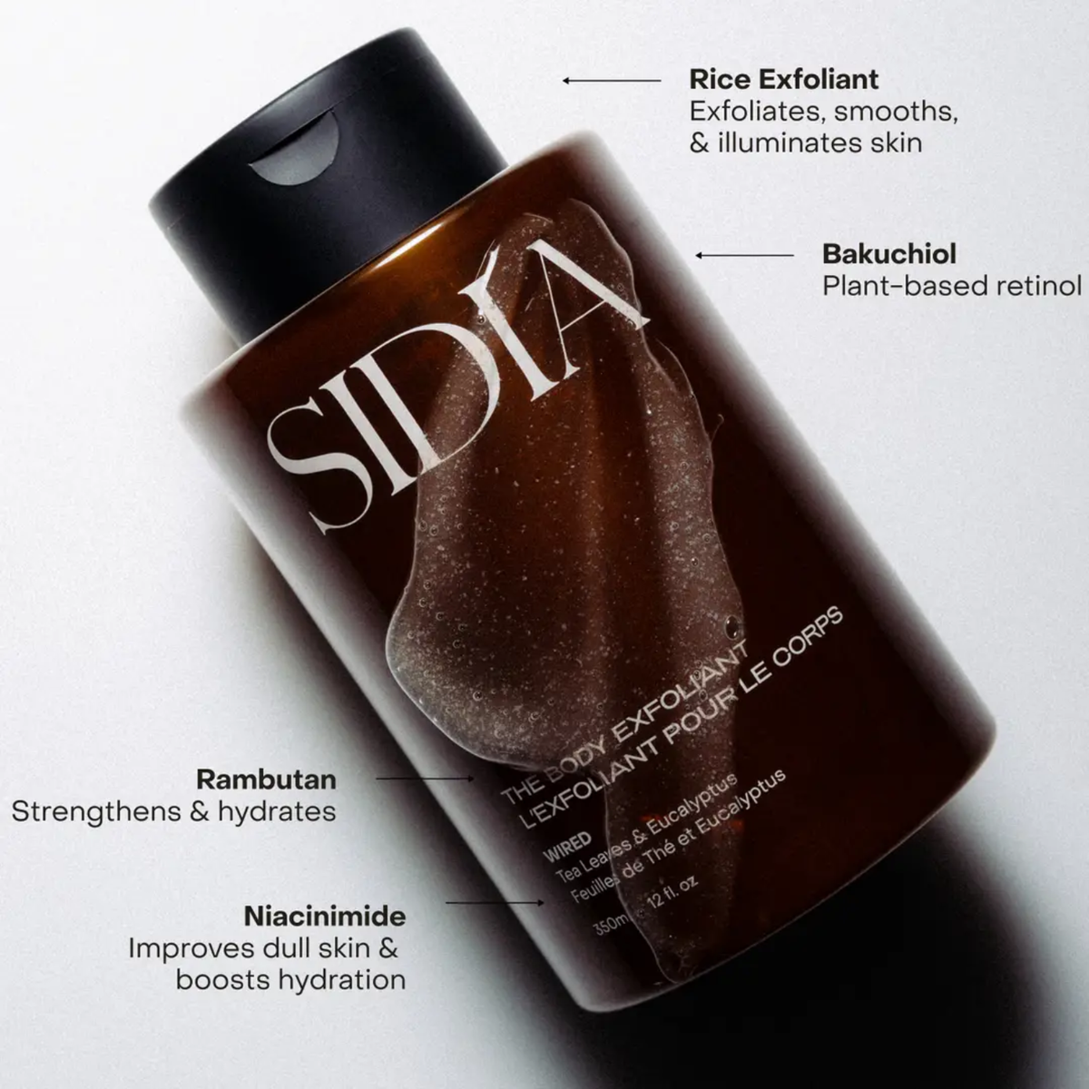 350ml Sidia Body Exfoliant