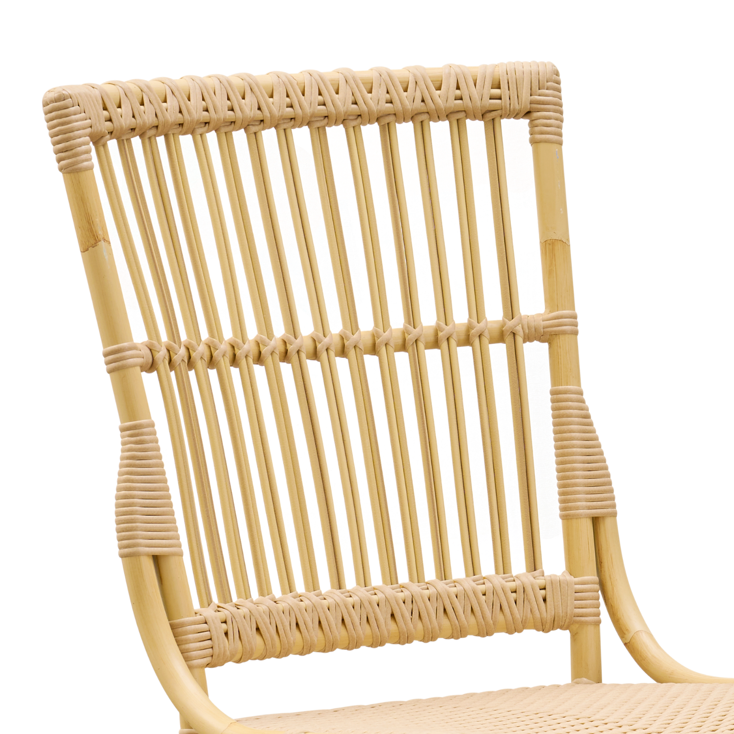 Venice Alu-Rattan Dining Side Chair w/ Cushion