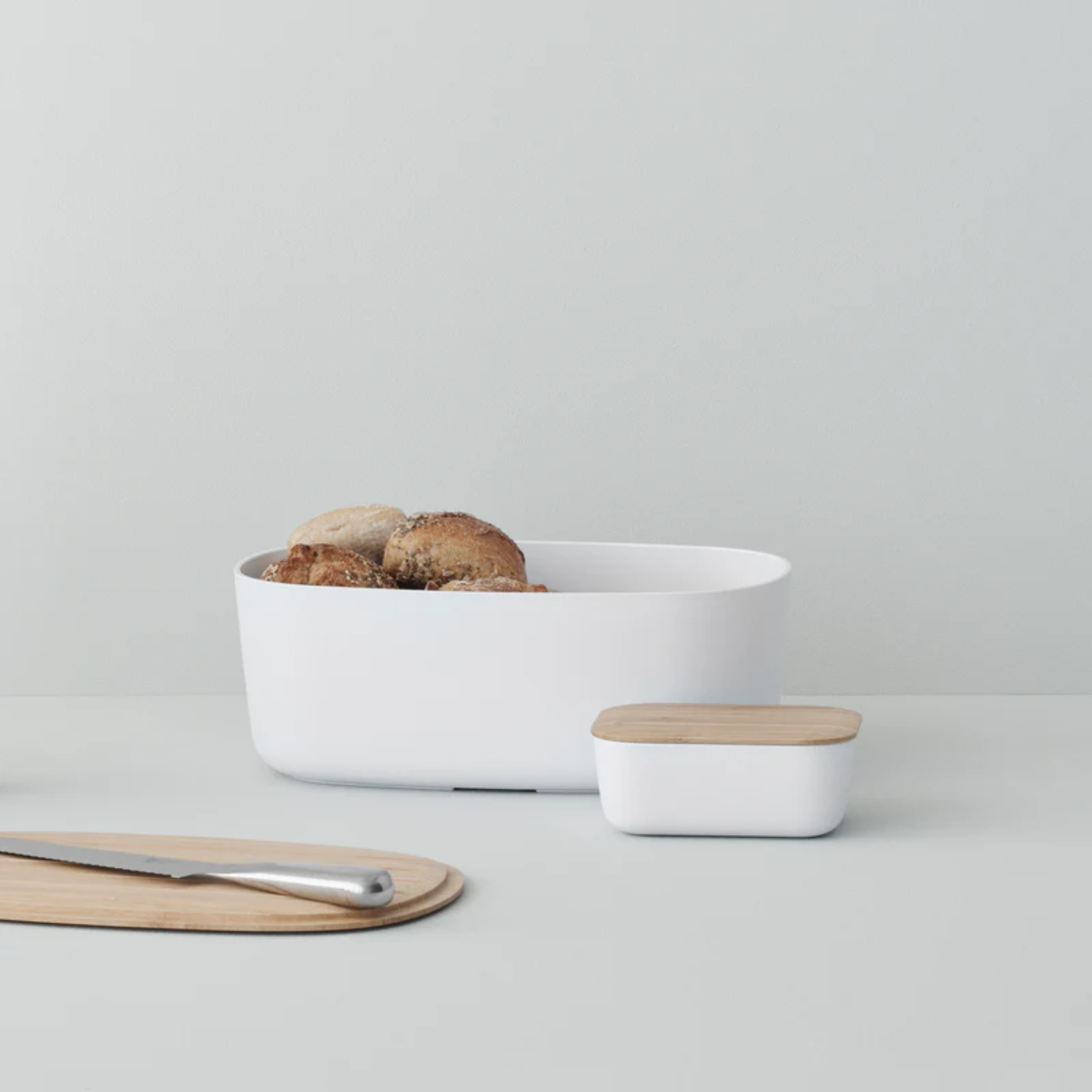 Soren White Bread Box