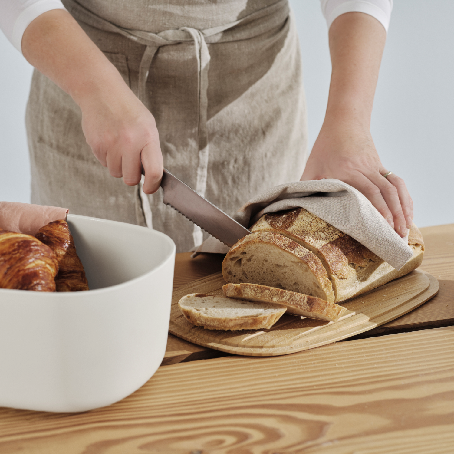 Soren White Bread Box