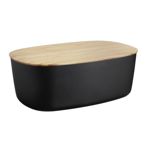 Soren Black Bread Box