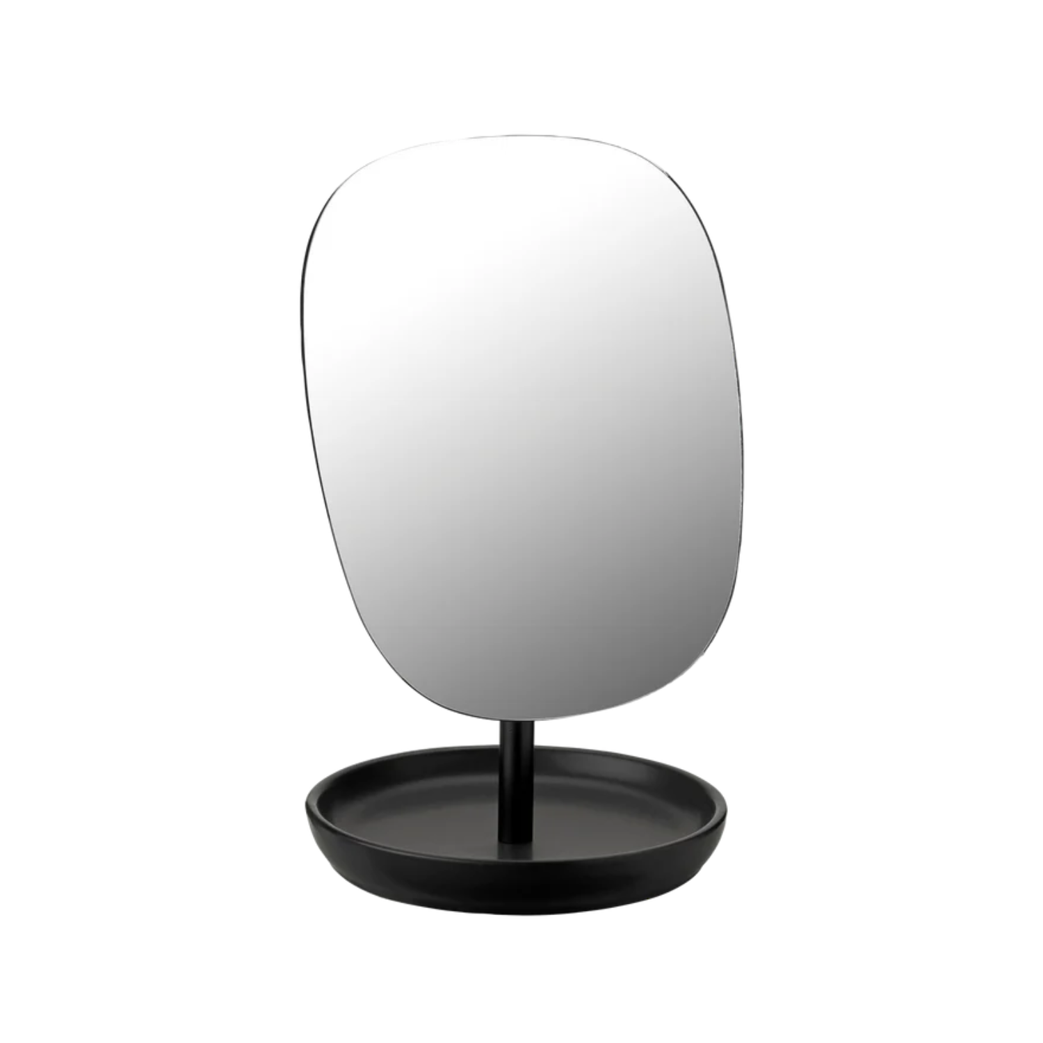 Matte Onyx Table Mirror