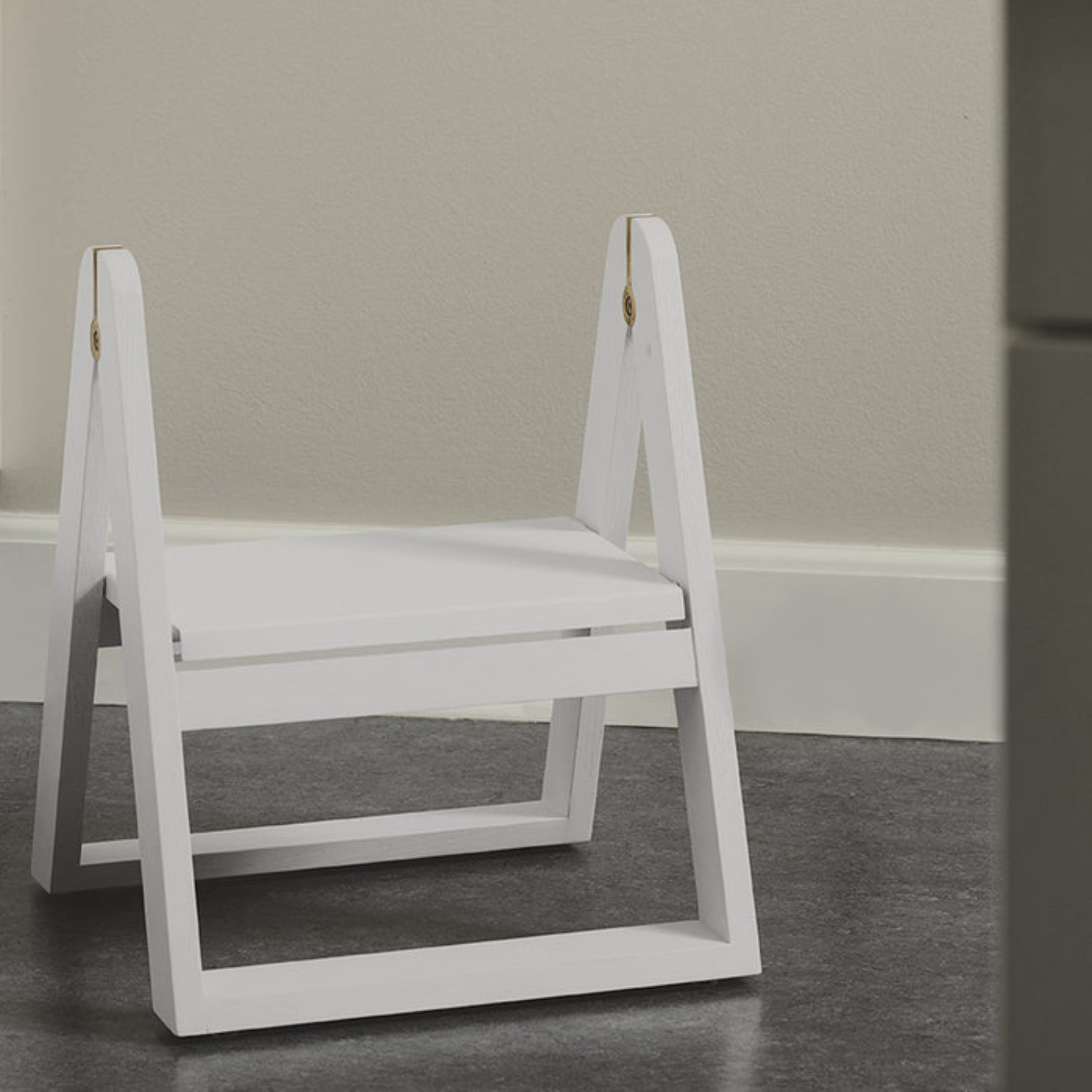 Reach White 18.5" Step Stool