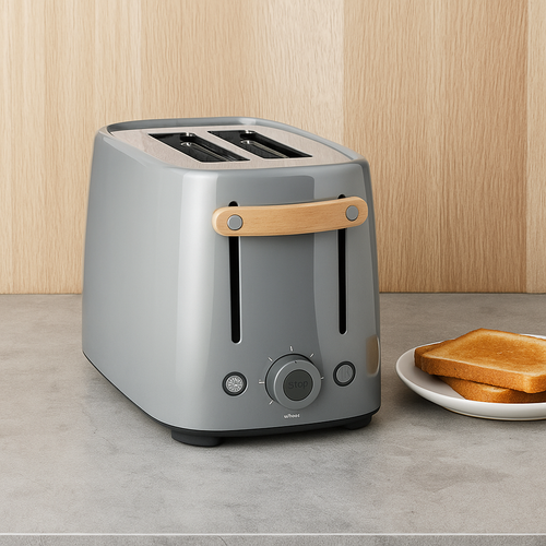 Nordic 2-Slice Grey Toaster