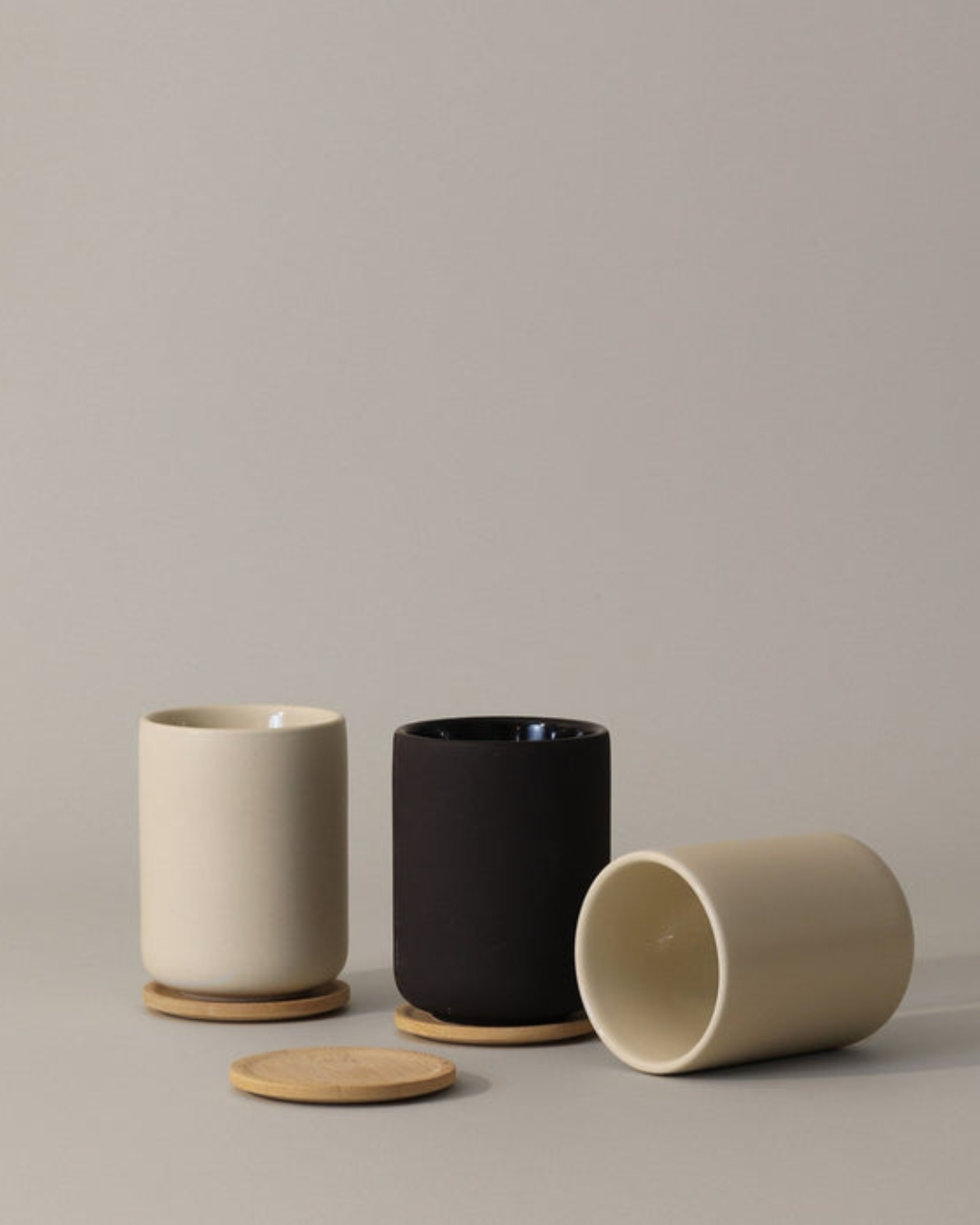 Nordic Matte Black Mug w/ Coaster