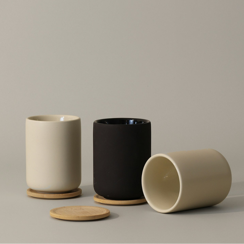 Nordic Matte Sand Mug w/ Coaster