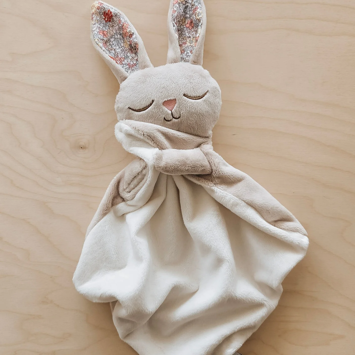 Marcel Baby Bunny Blanket - Floral Beige
