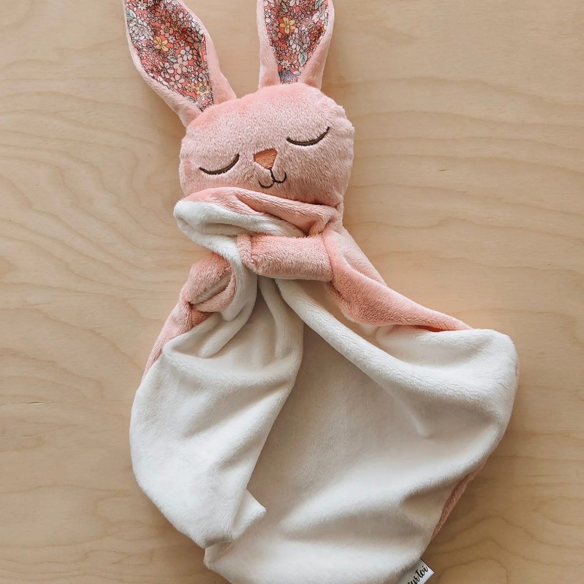 Daisy Baby Bunny Blanket - Floral Pink