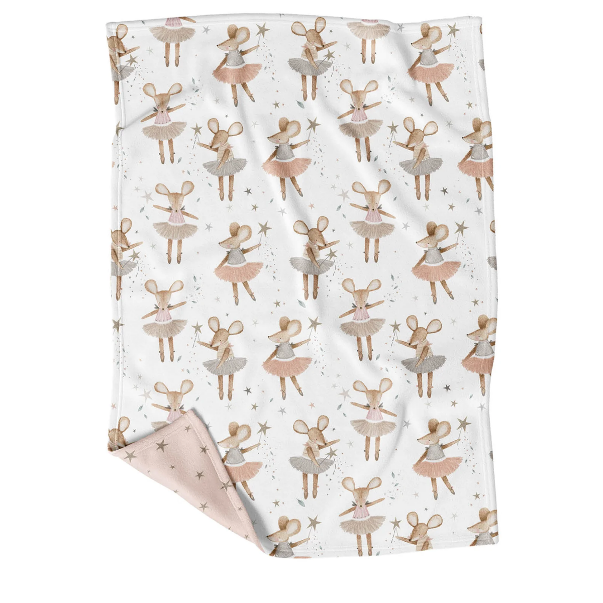 Anna Ballerina Reversible Mini Baby Blanket