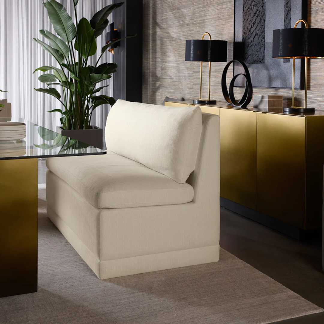 Monroe Banquette - Zenith Alabaster