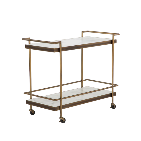 Savoy Bar Cart - White