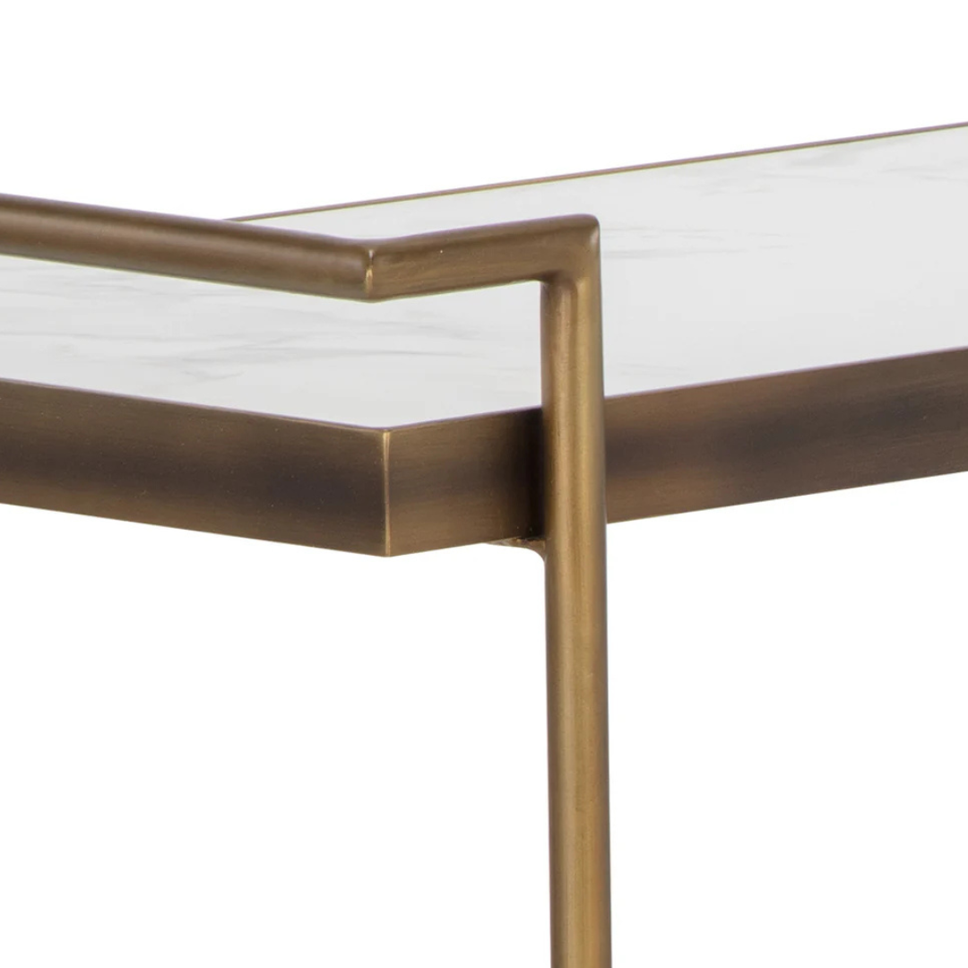 Savoy Bar Cart - White