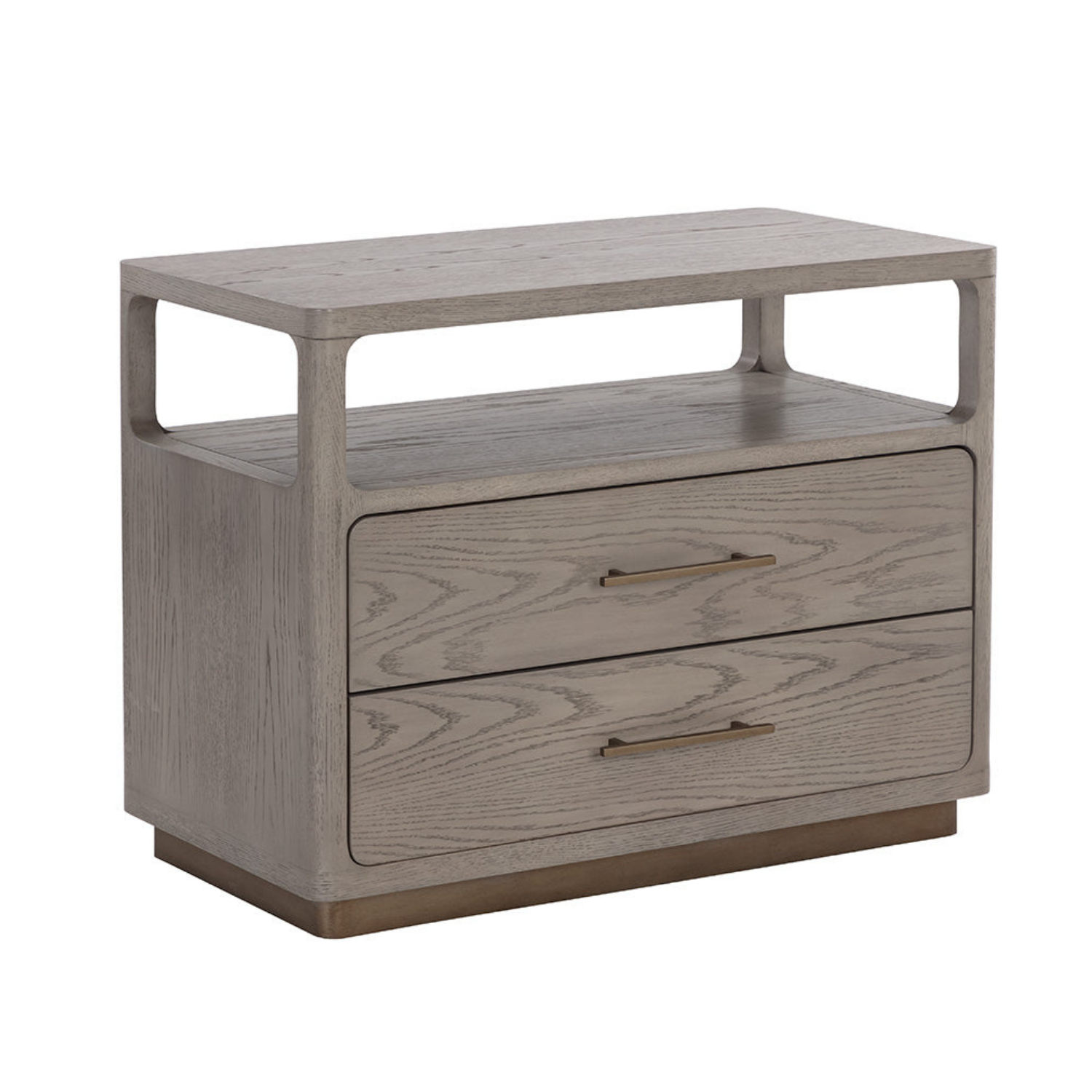 Expo Oak Nightstand - Greige