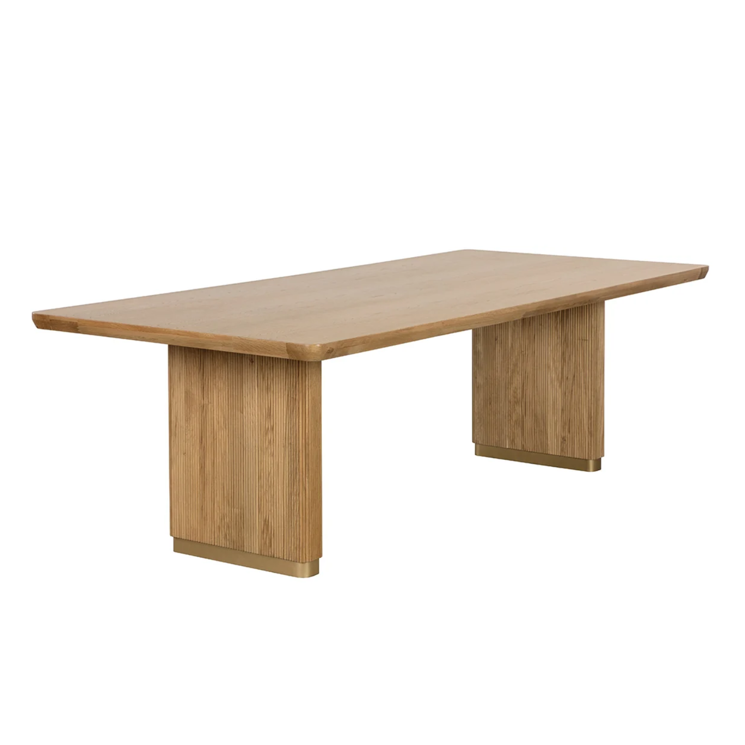 Kellie 96" Rectangular Rustic Oak Dining Table