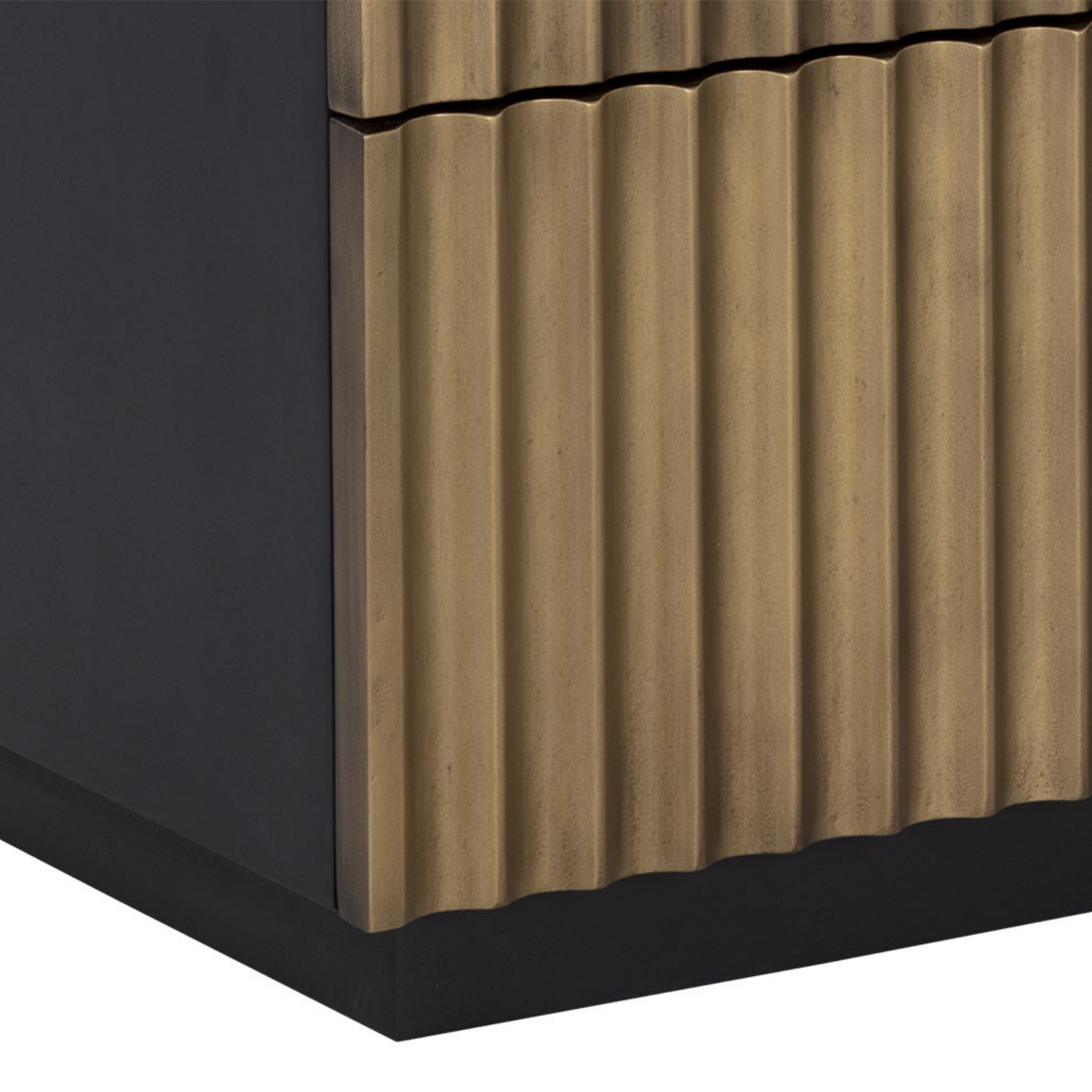 Armoury Nightstand - Black/Brass