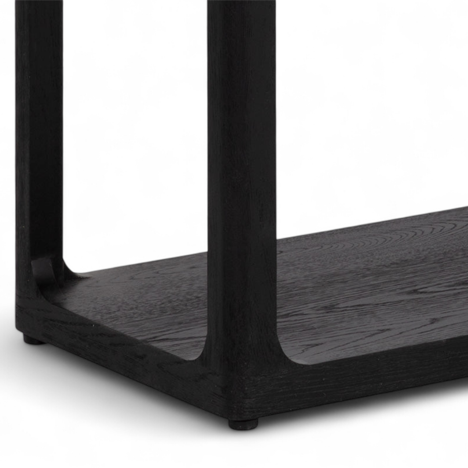 Windemere Oak Console Table - Black