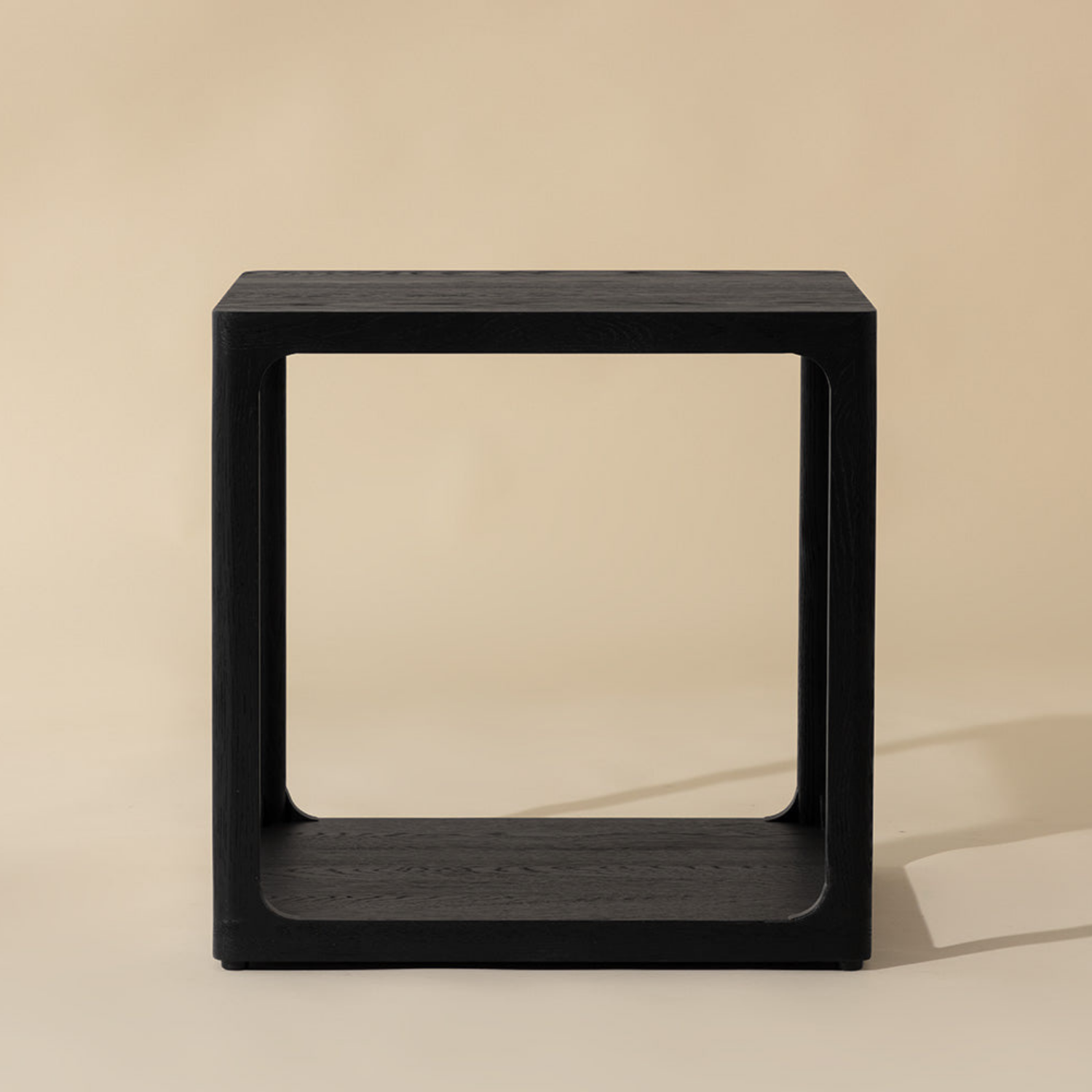 Windemere Oak Side Table - Black