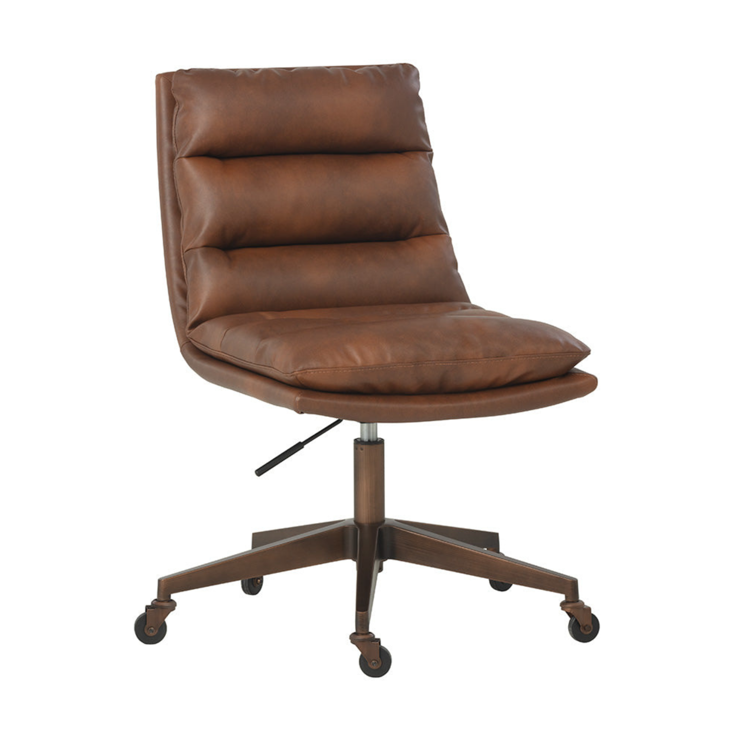 Bravo Padded Office Chair - Cognac