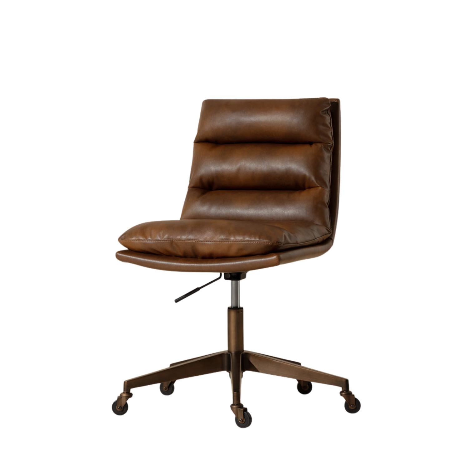 Bravo Padded Office Chair - Cognac