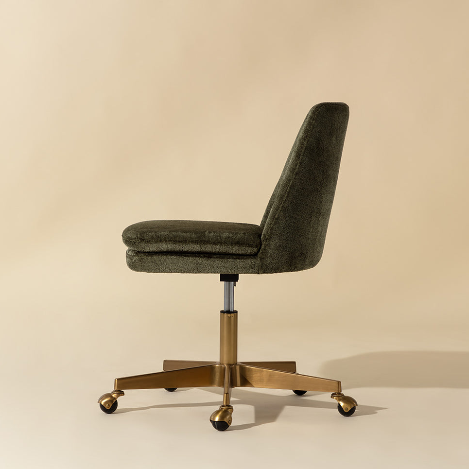 Glamour Office Chair -  Bergen Olive
