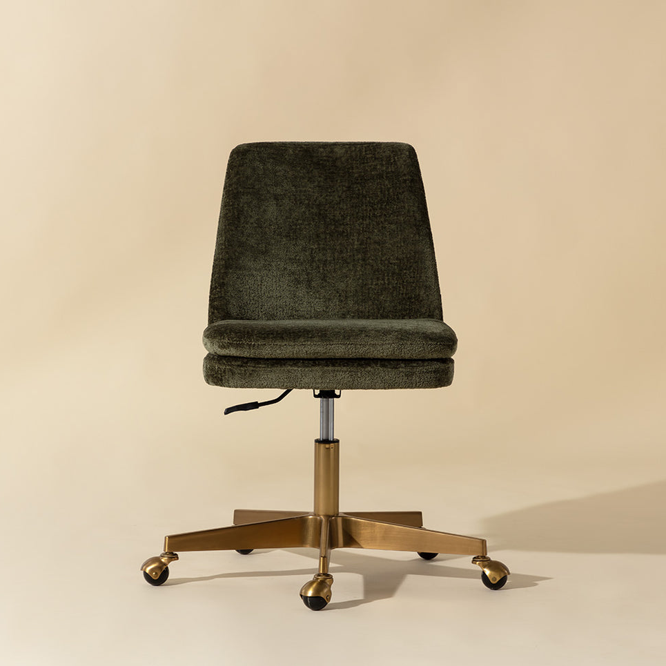 Glamour Office Chair -  Bergen Olive