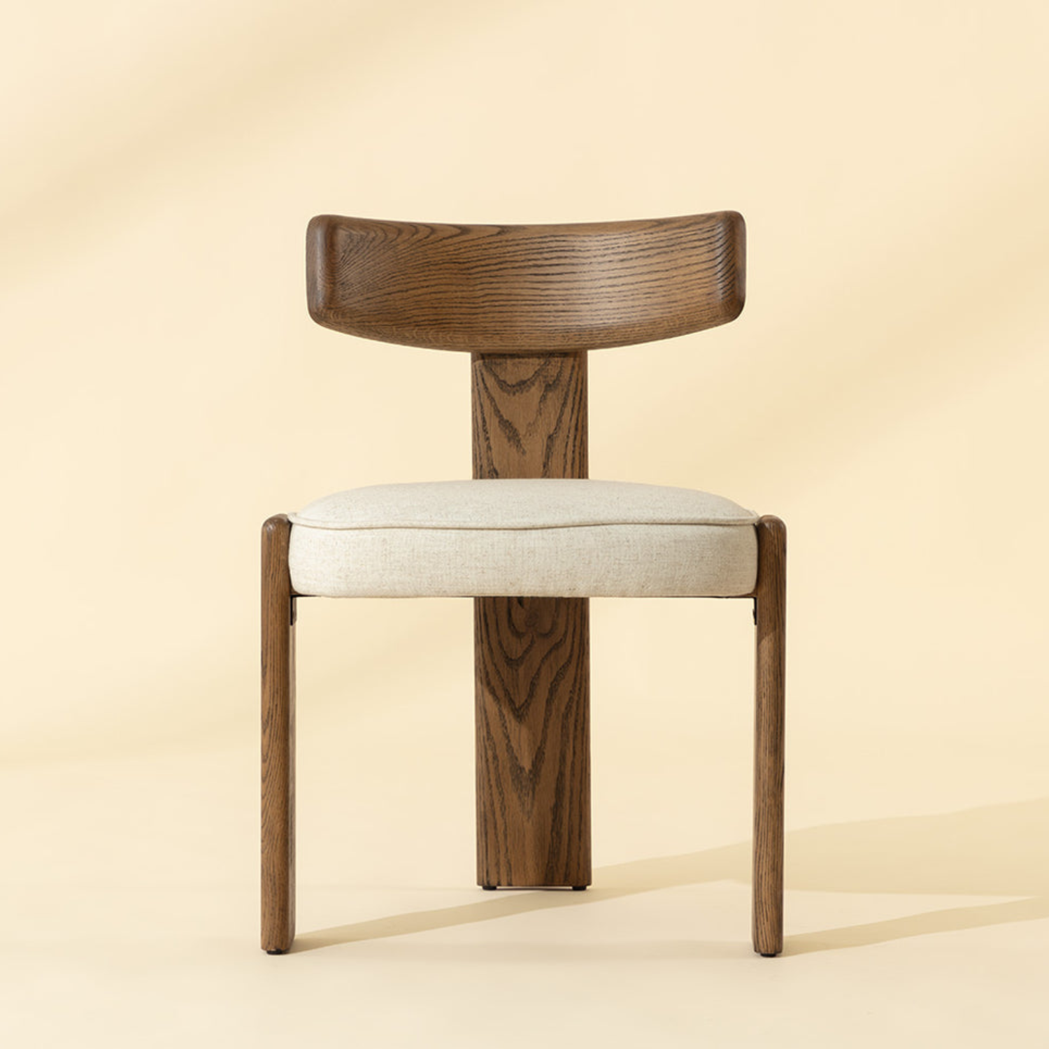 Soren Wood Dining Chair - Warm Brown