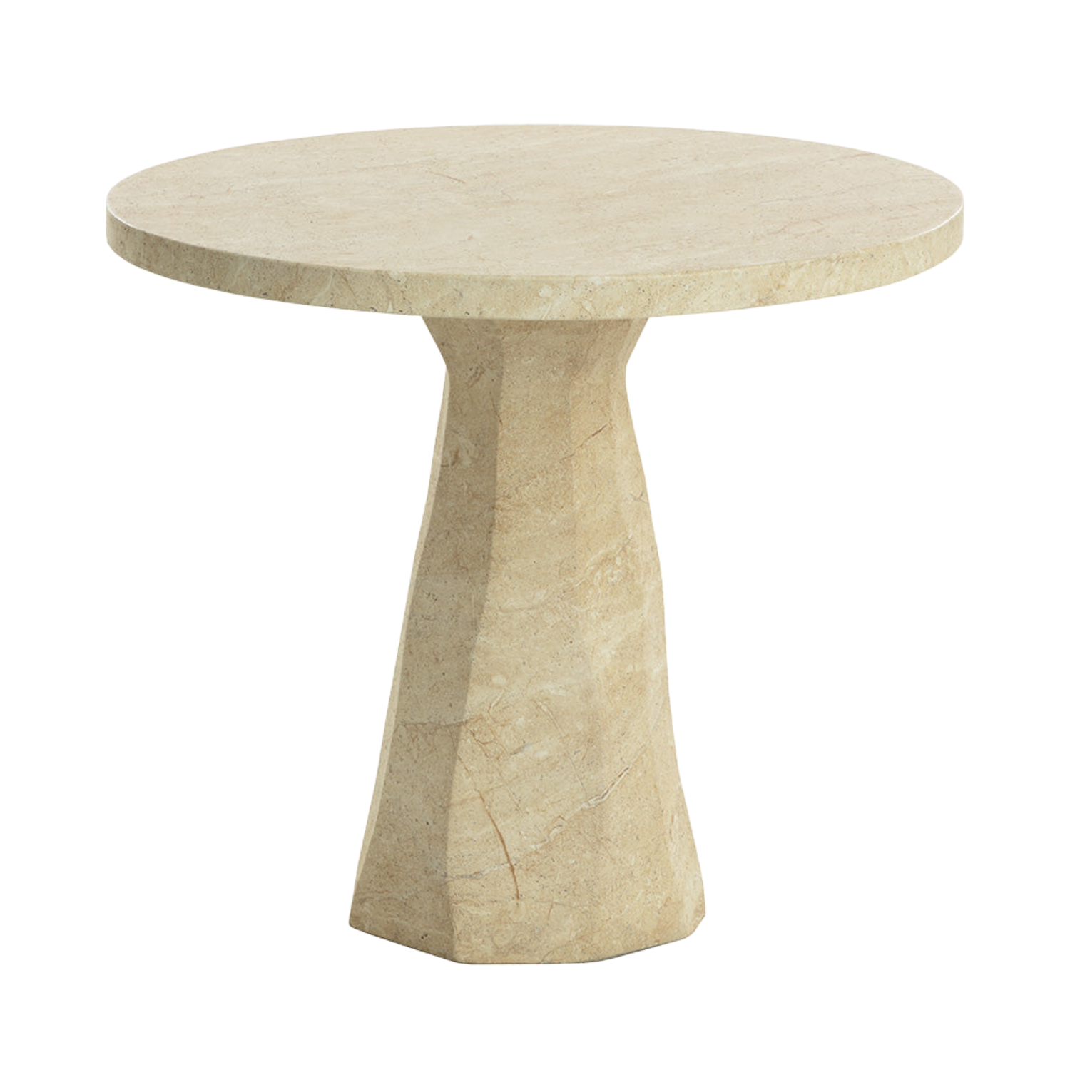 Tuque Bistro Table - Travertine