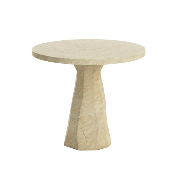 Tuque Bistro Table - Travertine