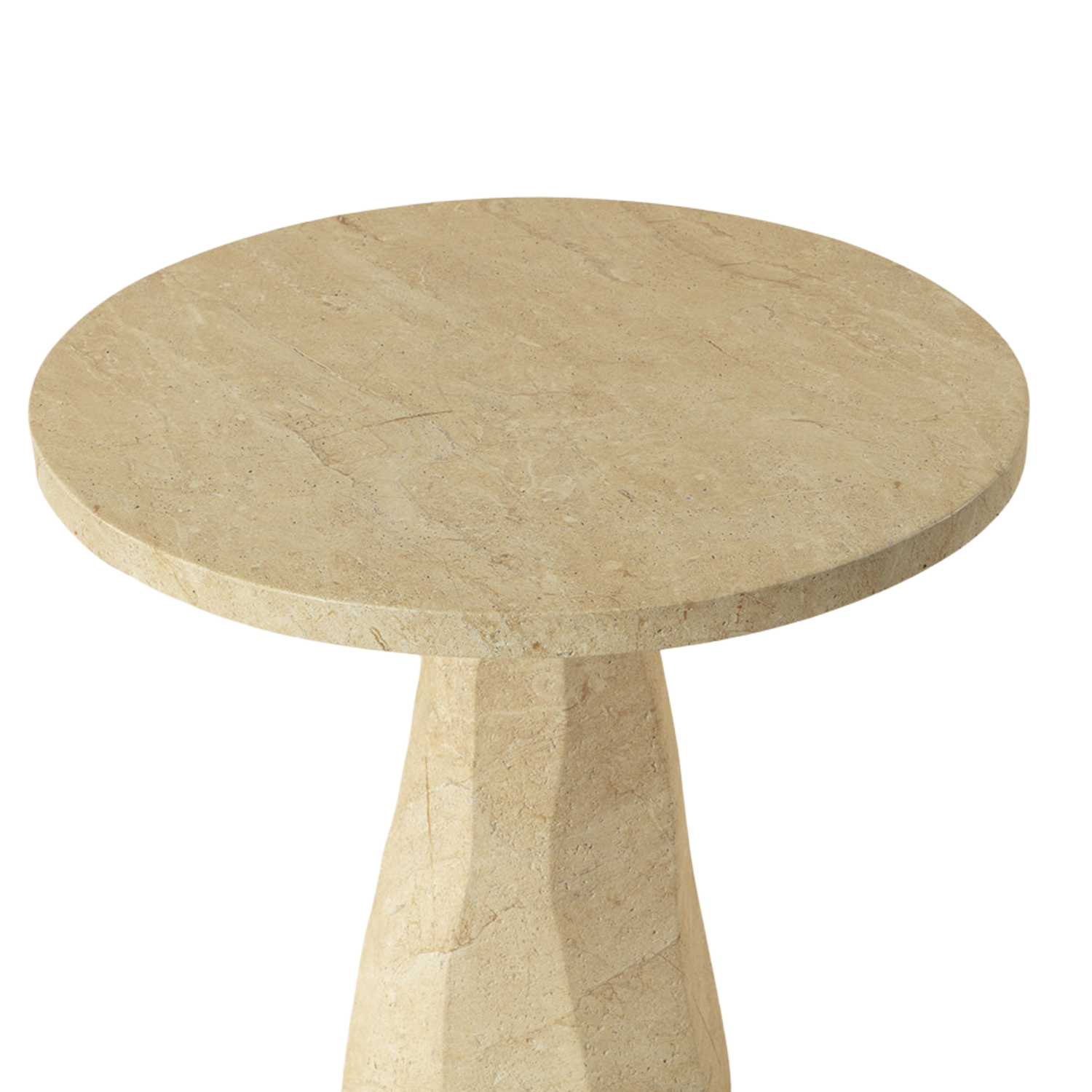 Tuque Bistro Table - Travertine