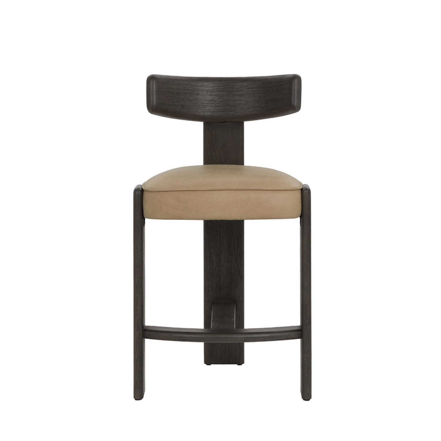 Soren Wood Counter Stool - Dark Brown
