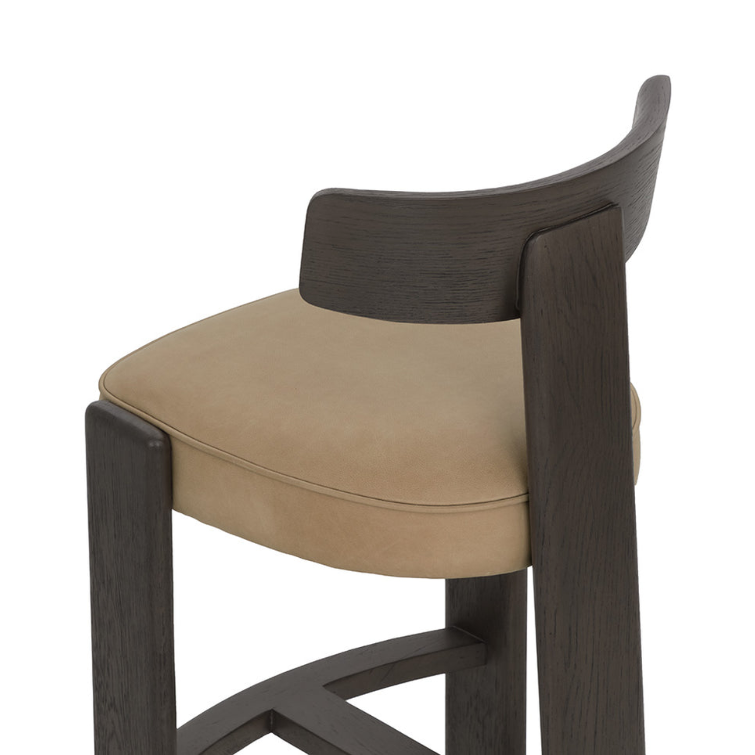 Soren Wood Counter Stool - Dark Brown