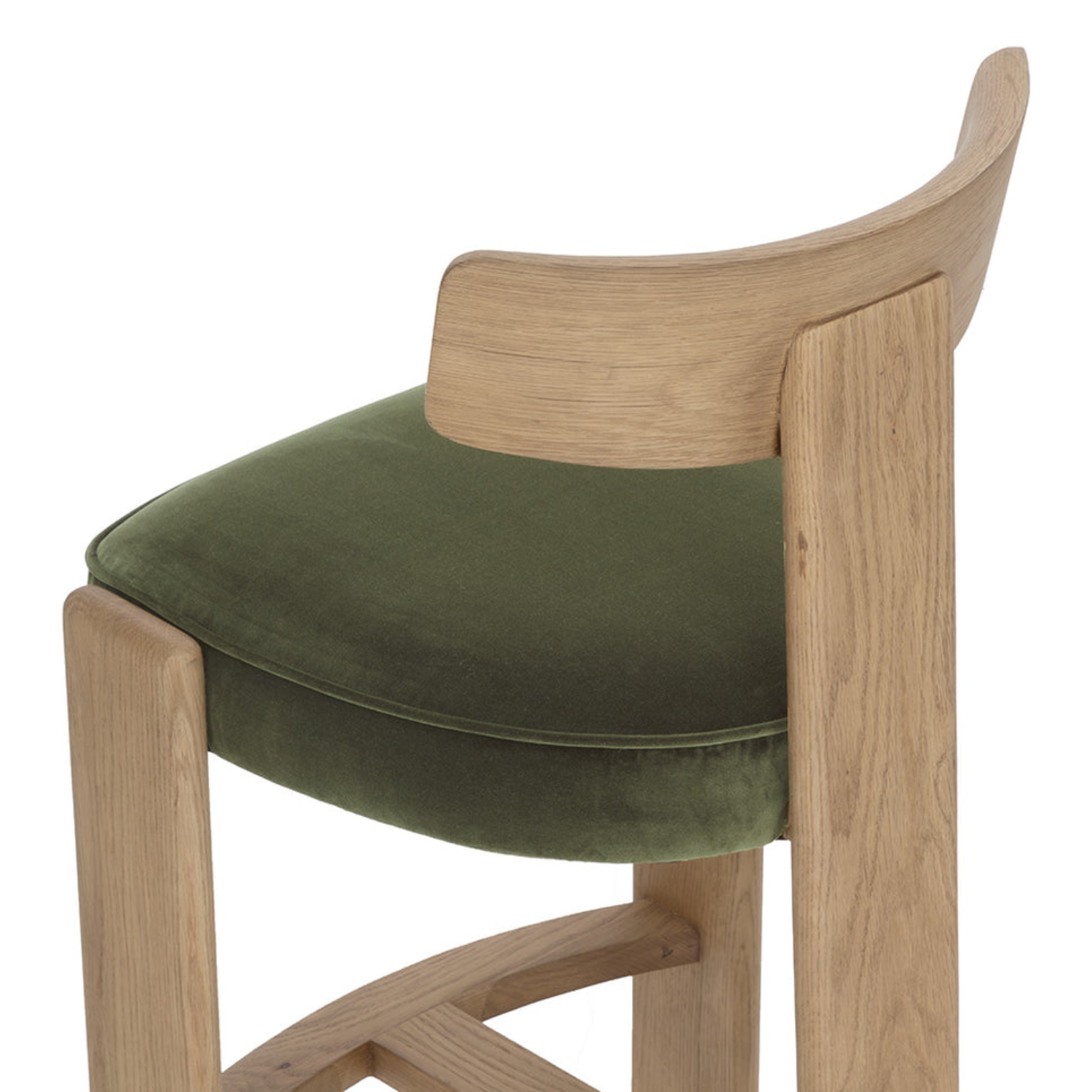 Soren Wood Barstool - Rustic Oak