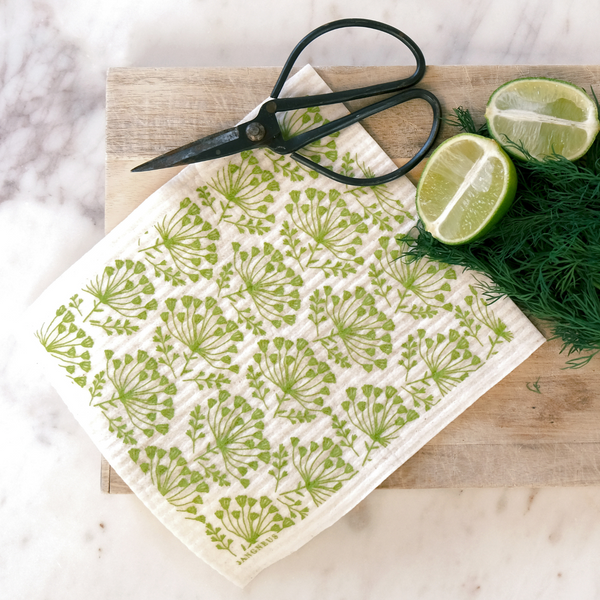 Dill Swedish Dishcloth - Green