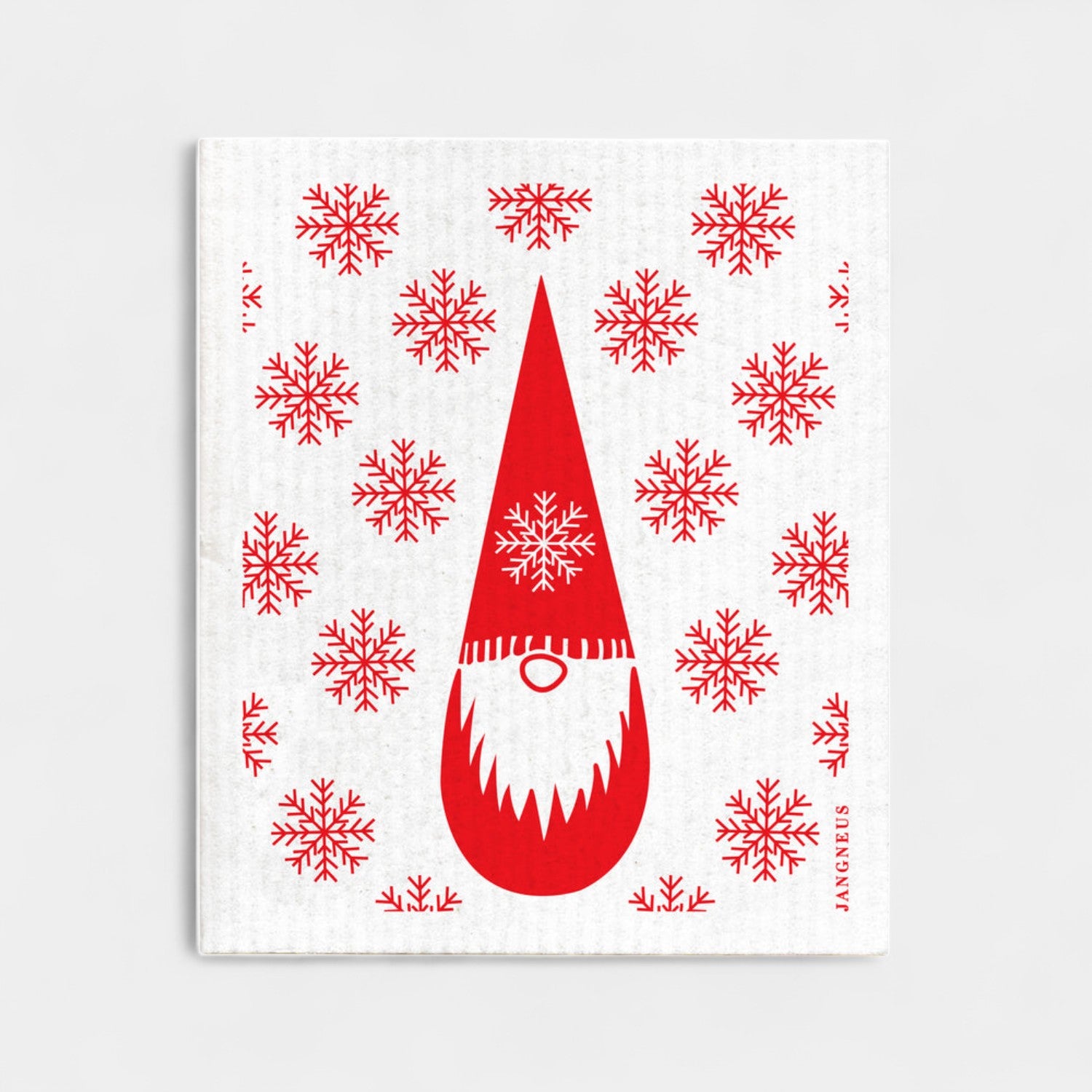 Snow-Gnome Swedish Dishcloth