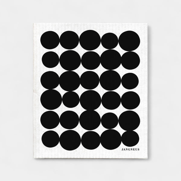 Inkblot Dots Swedish Dishcloth
