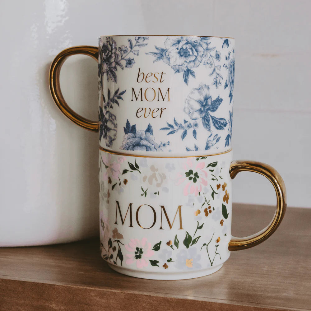 'Best Mom Ever' Botanical Bloom Mug
