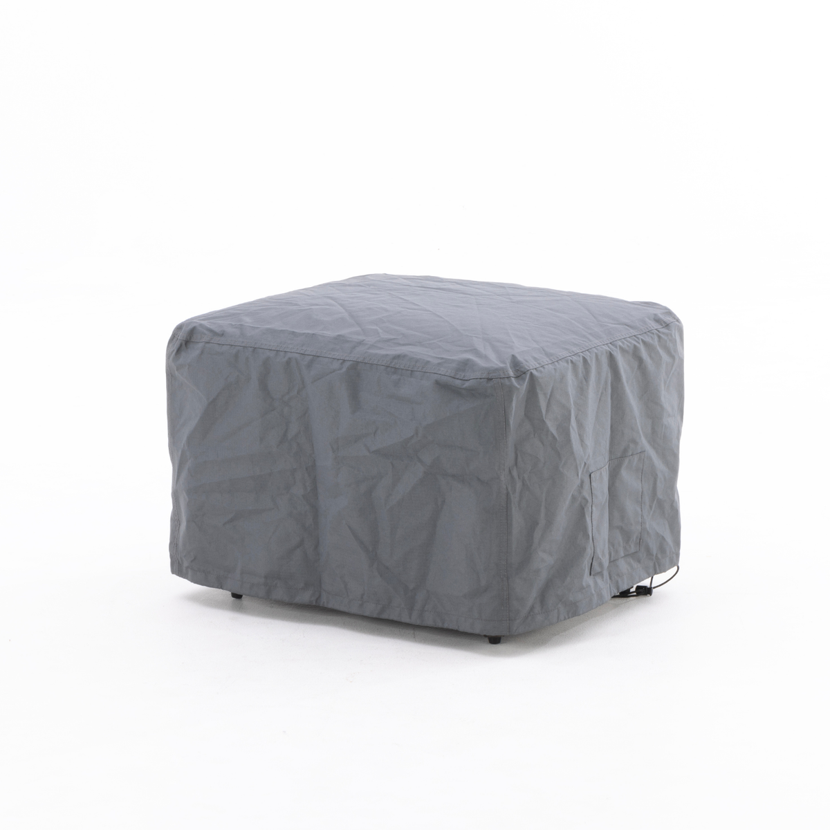 Cypress Teak Ottoman - Natural Oatmeal