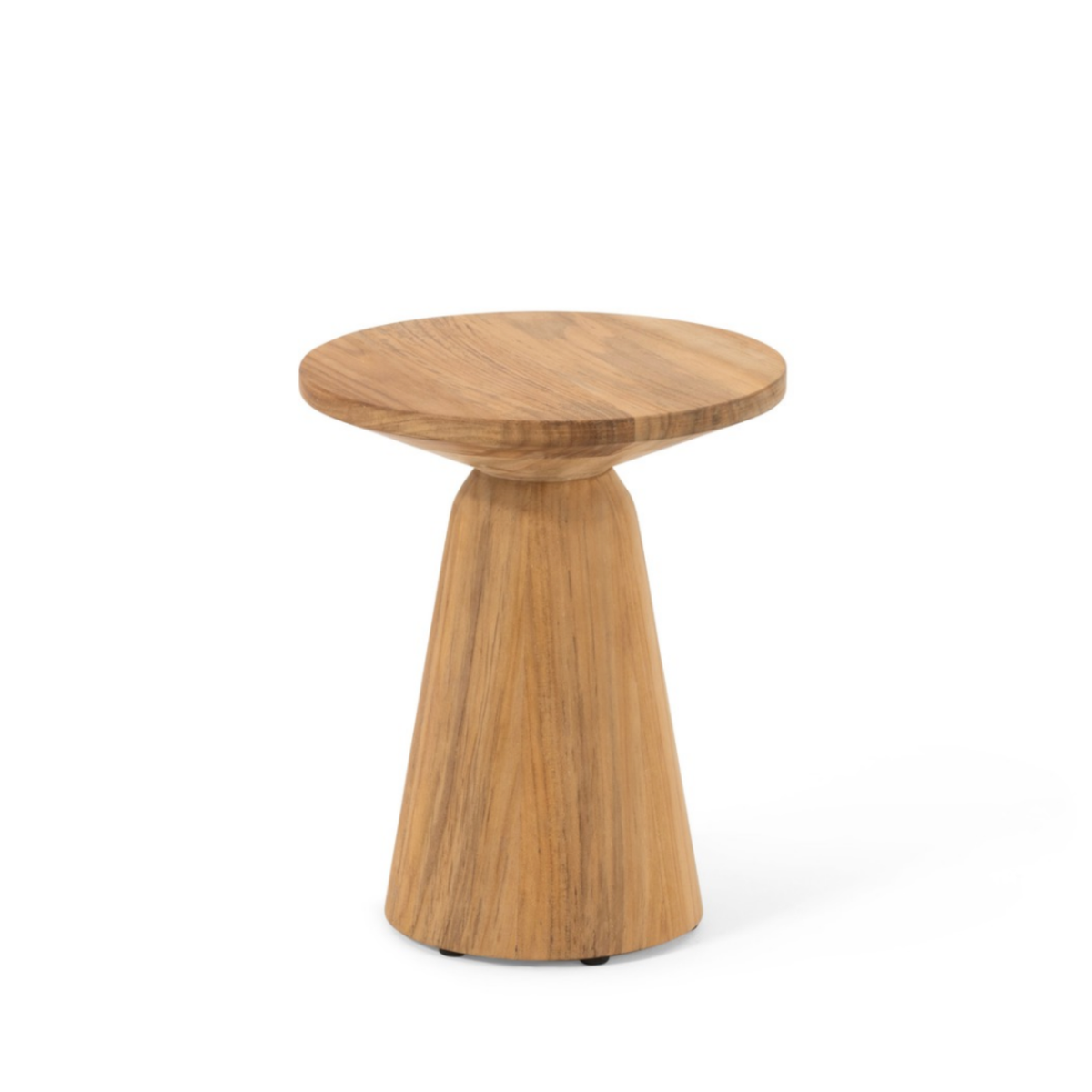 Bowen Teak 12" Round Side Tables
