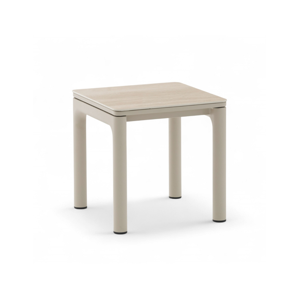 Simcoe Ceramic Side Table - Beige