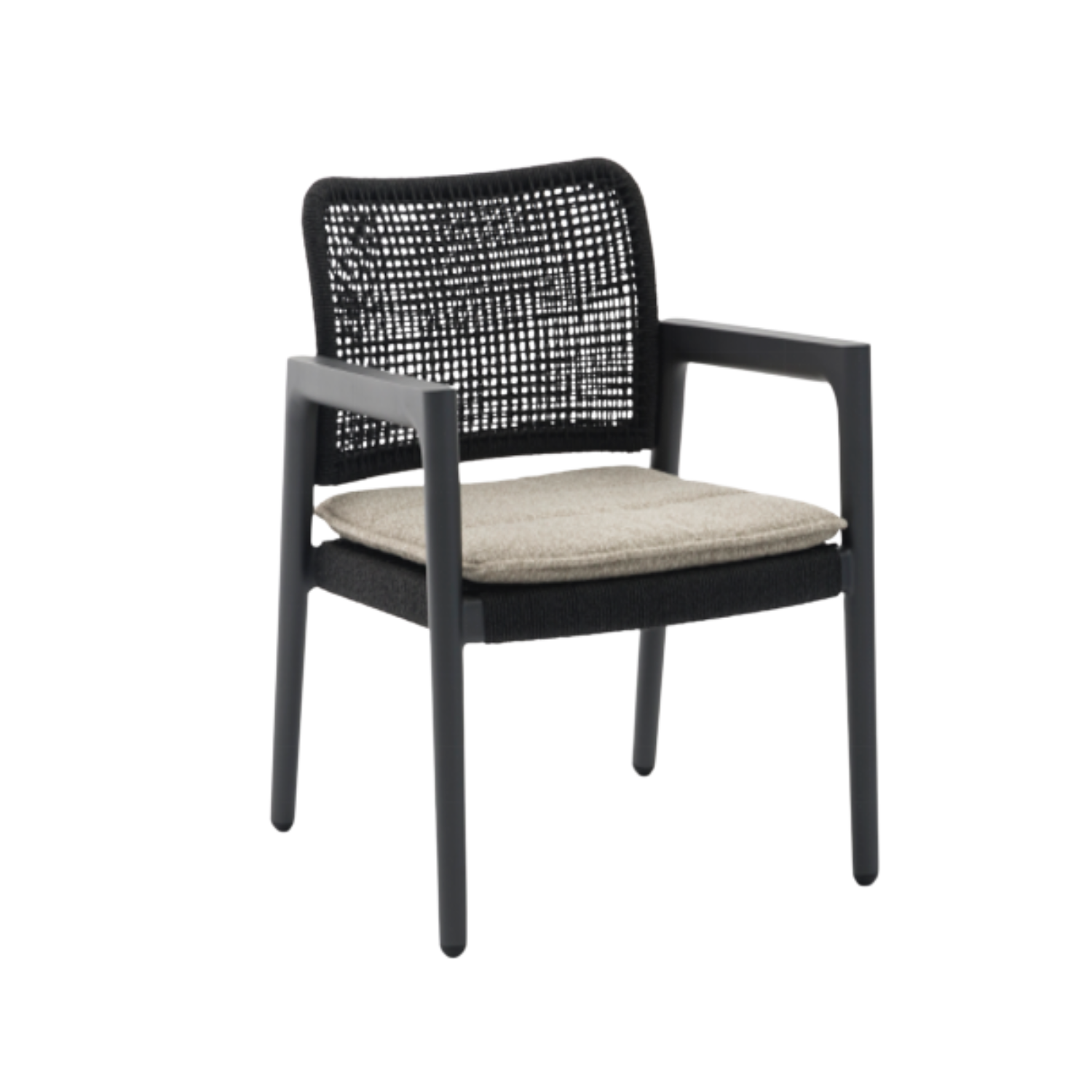 Simcoe Ceramic Outdoor 98/122" Dining Set - Charcoal