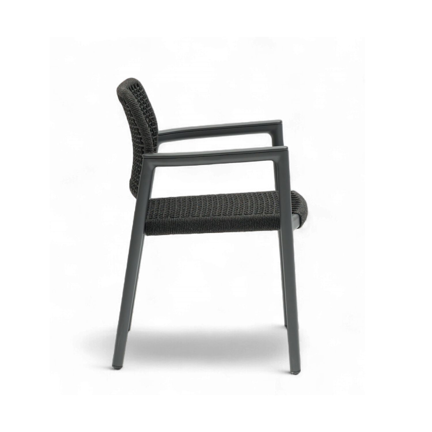 Simcoe Ceramic Outdoor 98/122" Dining Set - Charcoal