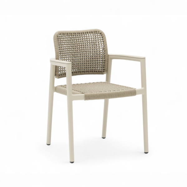 Simcoe Dining Arm Chair - Beige