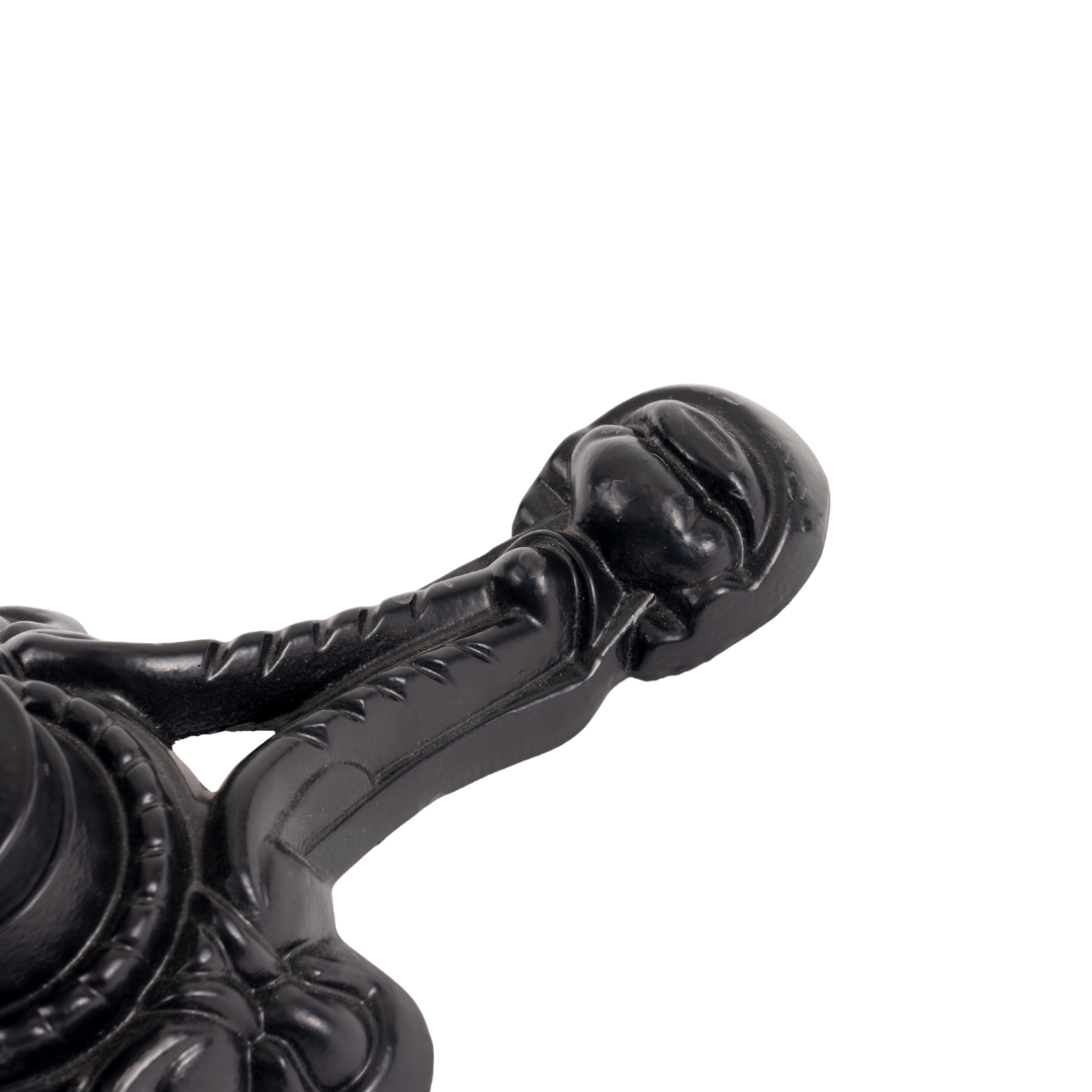 French 24" Square Marble Bistro Table