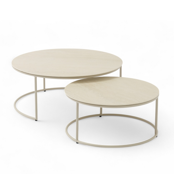 Ossington Beige Nesting Coffee Tables