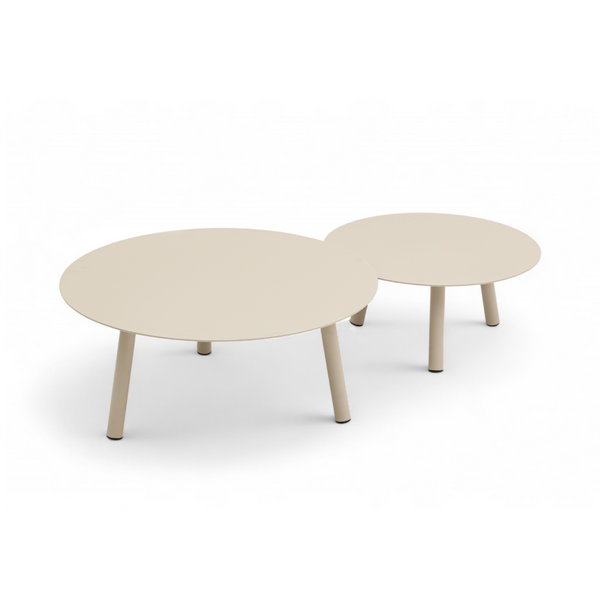 Triton Round Coffee Tables - Beige